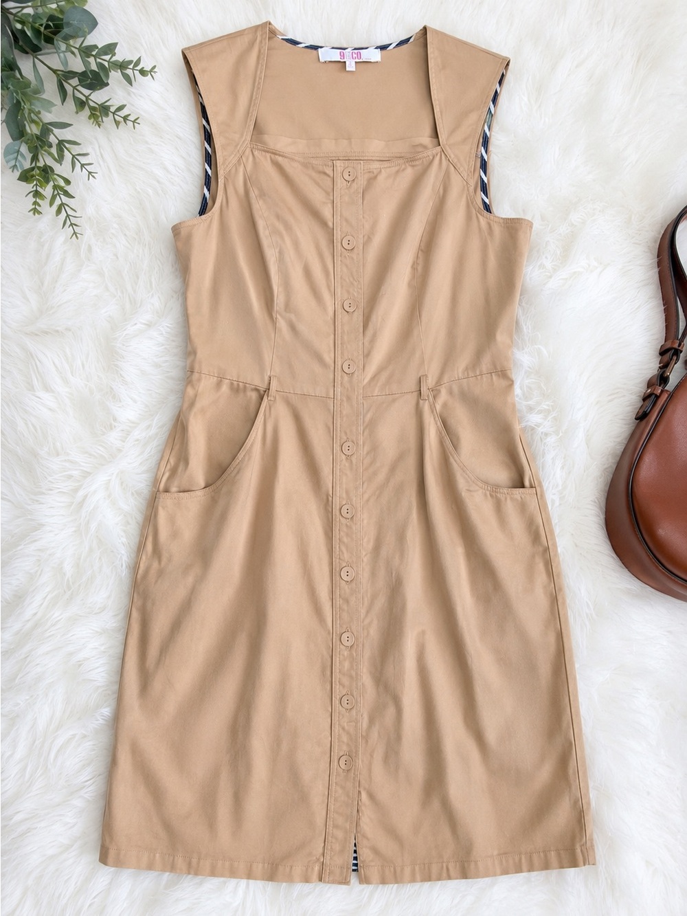 9 & Co. Women's Tan Dress